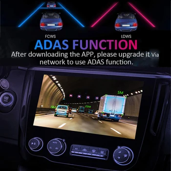 ADAS Automobilių DVR Kamera 1080P USB WIFI Android Brūkšnys Cam Auto Vaizdo įrašymo Brūkšnys Fotoaparatas