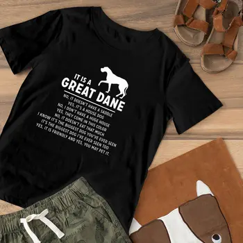 Dogas T-Shirt Tai dogas T Shirt Spausdinti Trumpas Rankovėmis Moterims marškinėlius, O Kaklo Madinga Ponios Tee Marškinėliai