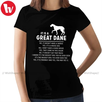Dogas T-Shirt Tai dogas T Shirt Spausdinti Trumpas Rankovėmis Moterims marškinėlius, O Kaklo Madinga Ponios Tee Marškinėliai