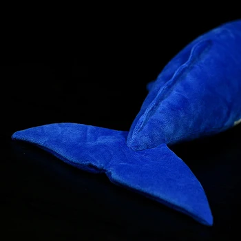 54cm Ilgio Tikroviška kašaloto Kimštiniai Žaislai, Super Minkštas Jūros Gyvūnų Cachalot Pliušinis Žaislas Puodą Banginis Lėlės Vaikams