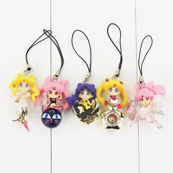 5vnt/lot 4-6cm Sailor Moon 