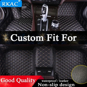 RKAC Custom automobilių grindų kilimėliai Cadillac visi modeliai SRX CTS ATS CT6 XT5 CT6 ATSL XTS SLS automobilių reikmenys stilius