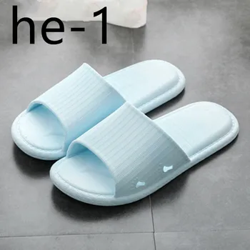 Naujos vasarinės šlepetės ponios patalpų šlepetės ponios vasaros namų batai he1-10