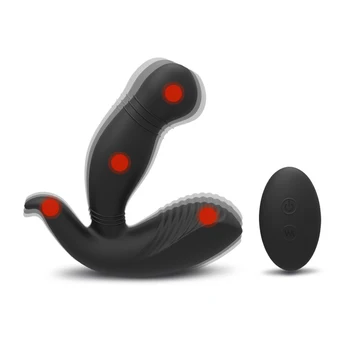 Naujas įkraunamas nuotolinio valdymo prostatos masažas analinis butt plug vibratorius vyrų is sekso žaislas Nemokama dovana perkant
