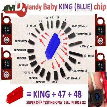 Original Multi Funkcinis JMD King Chip JMD Blue Chip Generuoti ir Klonas 46/4C/4D/G/T5 už Patogus Kūdikiui Raktas Programuotojas