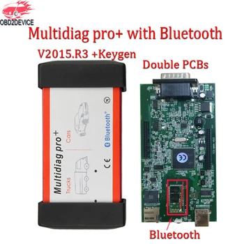 Multidiag Pro Scanner su Bluetoot + Keygen V.R3 Programinės įrangos Multidiag Pro Plus Automobilių, Sunkvežimių Diagnostikos Įrankis