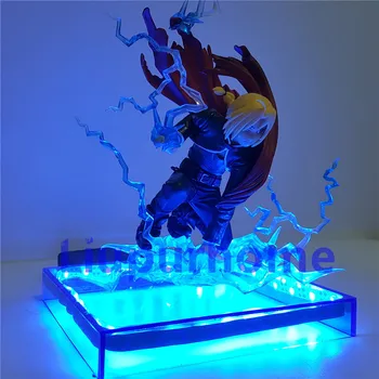Edward Elric Fullmetal Alchemist LED Nakties Žibintas 3D 