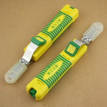 1PCS Nešiojamų wire stripper peiliu, PVC,gumos,TEFLONO silikono 8-28mm kabelis decrustation replės mini elektriko peilis