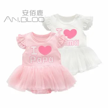 Naujas gimęs kūdikis mergina drabužius&suknelės, vasaros, rožinė princesė mergaitės drabužių rinkinius, gimtadienio 0 3 mėnesius skraiste bebe filė
