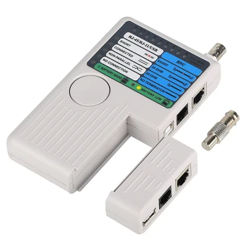 Nuotolinio RJ11 RJ45 USB BNC LAN Tinklo Kabelių Testeris Už STP UTP LAN Kabeliai, Detektorius, Seklys