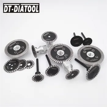 DT-DIATOOL 1pc 30mm 40mm Karšto Paspaudus Diamond Graviravimas Turbo Mini Pjovimo Disko Drožyba Pjūklų, skirta Granito, Marmuro ir Betono