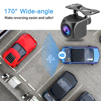 HD 170 Laipsnių Automobilio Galinio vaizdo Kamera, Parkavimo Pagalba Cam 