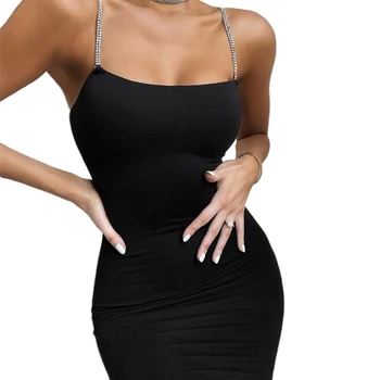 2020 m. Moters Suknelė Vasaros Seksualus Bodycon Blizgančiais Dirželis Mini Suknelė Backless Vakare Šalies Suknelės Moterims Clubwear vestidos rūbeliai