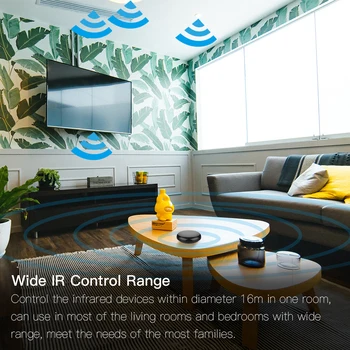 K WiFi IR Kontrolės Centru Smart Home Blaster Infraraudonųjų spindulių Belaidis Nuotolinio Valdymo vi Smart Gyvenimo Tuya programa veikia su Alexa 