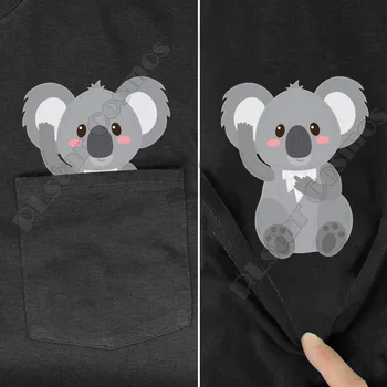 PLstar Kosmosas vasaros sportinius marškinėlius, Rūkyti Panda Kišenėje Tee atspausdintas t-shirt vyrai moterys marškinėliai juokinga medvilnės juoda viršūnės