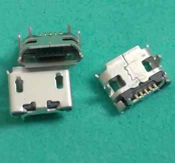 100vnt/daug mini Micro USB įkrovimo lizdas jack jungtis socket dokas 