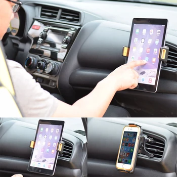 360 Sukasi Automobilių Oro Angos Tablet Mount Turėtojas-Stovas skirtas iPad, GPS, 