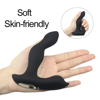 10 Greičių Vibracija Vyrų Prostatos Masažas Smart Šildymo Nuotolinio Valdymo Dildo Analinis Vibratorius Buttplug G-Spot Skatinti Gėjų Sekso Žaislas