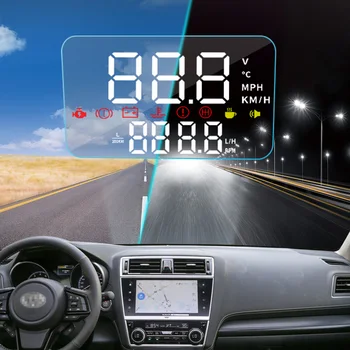 Automobilio elektroninių Head Up Display HUD Už Subaru Forester/XV-2016 m. 2017 m. 2018 m. 2019 m. Vairavimo Kompiuterio HD Projektoriaus Ekranas Detektorius