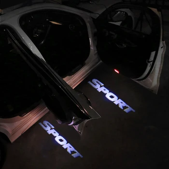 LED Automobilio Duris Šešėlis Logotipas Projektoriaus Šviesos Volvo XC60 V40 V50 Hyundai Tucson I30 Honda Civic Accord 