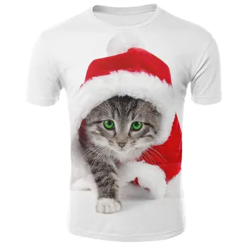 Naujas 3D Spausdinimo Griaustinio Kačių, T-marškinėliai, vyriški ir moteriški marškinėliai Vasaros Atsitiktinis Trumpas Rankovės O-kaklo Viršuje ir T-shirt