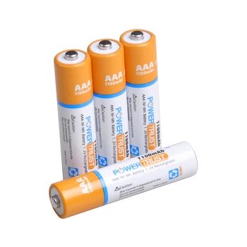 4Pcs 1.2 V AAA Baterija 1100mAh Ni-MH Bateria Žibintuvėlį Nuotolinio valdymo pultelis, Žaislų, Žaidimų Žaidėjas su dėžute