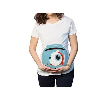 Arbūzas Naujų 2020 m. Vasarą Motinystės Nėštumo Marškinėliai Tee Moterims Laiškas Spausdinti Nėščioms Drabužius, Juokingi marškinėliai Pilnas Dydis S-3XL