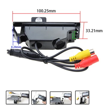 HaiSunny Naujų automobilių-optikos kamera grįžtamieji automobilių stovėjimo aikštelė atsarginės pagalba, naktinio matymo, automobilio Galinio vaizdo Kamera, skirta Hyundai IX 35 I35