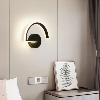 LED Miegamojo Sienos Lempa Šiaurės paprastumo sconces, miegamojo kambarį eilėje veidrodis studijų skaityti patalpų Apšvietimas Šviestuvai