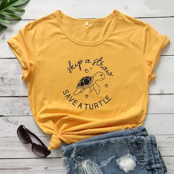 PRALEISTI ŠIAUDŲ IŠSAUGOTI VĖŽLYS grafinis moterų mados medvilnės atsitiktinis juokinga mada marškinėliai tumblr jaunų hipster derliaus grunge šūkis viršūnės