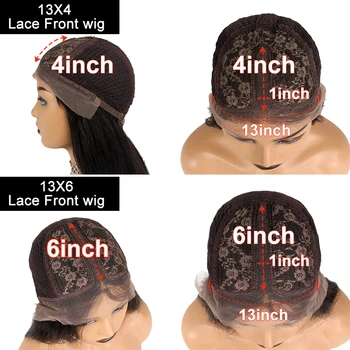 13X6 Nėriniai Priekiniai Žmogaus Plaukų Perukai Su Kūdikio Plaukų Pabrėžti, Šviesūs, Kūno Banga Brazilijos Perukai Prieš Nupeštos Moterims