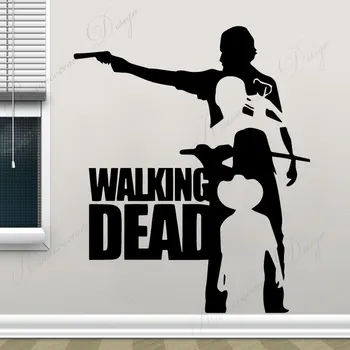 The Walking Dead Modelis Siena Lipdukas Vinilo Namų Dekoro Kambarį Berniukų Miegamasis Paaugliams Bendrabučio Sienų Lipdukai Nuimamas Freskos 4159