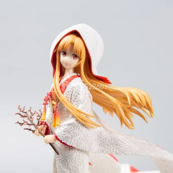 25cm Japonų Anime F:NEX Kardas Meno Internete Alicization Asuna Shiromuku PVC Veiksmų Skaičius, Žaislų Seksuali Mergina Suaugusiųjų Kolekcijos Modelis