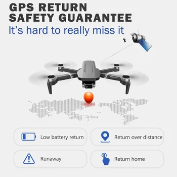 Naujas GPS Drone Dvi ašis Gimbal ESC Kamera Drone Quadcopter su Kamera HD 