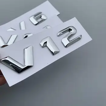 Cinko Lydinio Metalo 3D Variklio darbinis Tūris Automobilių Ženklelis Lipdukas 