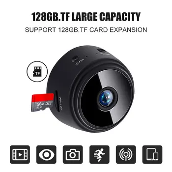 Centechia Naujas A9 1080P Wifi Mini vaizdo Kameros, Namų Saugumas P2P Kamera, WiFi Naktinio Matymo Belaidės Stebėjimo Kamerą, Nuotolinio Stebėti