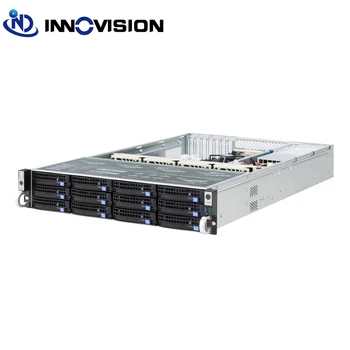 2U 12 patalpoms hotswap rack server atveju L=560mm NVR NAS serveris važiuoklės,remti max 12*10.5 valdyba
