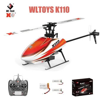 Originalus WLtoys XK K110 RC Mini Drone 2.4 G 6CH 3D 6G Sistema Brushless Variklio RC Quadcopter Nuotolinio Valdymo Žaislai Vaikams Dovanos