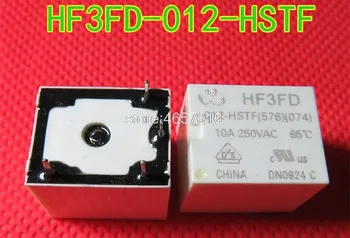 10vnt/daug HF3FD-012-HSTF Relė 4-pin 12V 10A HF3FA-012-HTF HSF