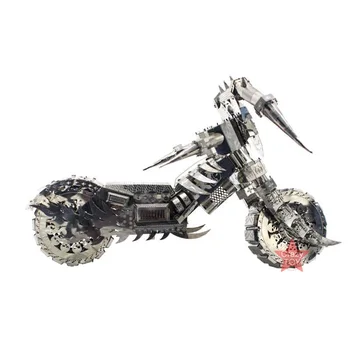 3D Metalų Nano Įspūdį Dvasios Geležies Ride Motociklas MB185 Pastatas 