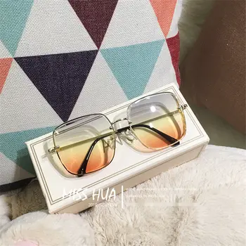 MS 2019 Naujas Prekės ženklas Dizaineris Akiniai nuo saulės Moterų Negabaritinių Moterų Saulės akiniai Moterims UV400