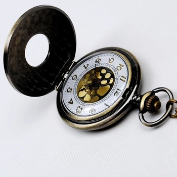 Clical Didelis Aukso Veido Romos Kišeninio Laikrodžio Stilingas Romos Masto Kišenėje Žiūrėti Bronzos Kišenėje Žiūrėti