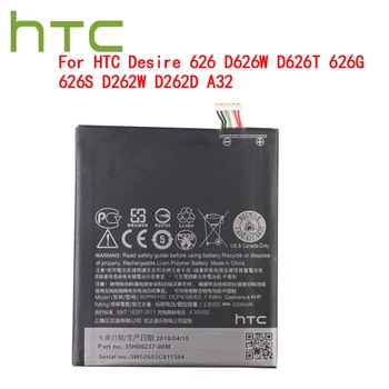 Aukštos Kokybės Originalios Baterijos BOPKX100 Už HTC Desire, 626 D626W D626T 626G 626S D262W D262D A32 mobiliųjų Telefonų Bateria