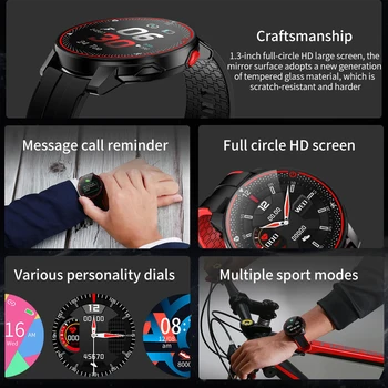 2020 NAUJAS Sporto Smart Watch Vyrai Moterys R18 Fitness Tracker su 9 Sporto Rūšių Širdies ritmo Miego Stebėjimo IP68 Vandeniui Smartwatch