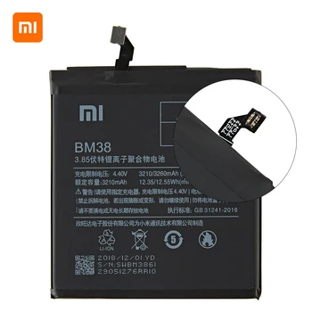 Xiao mi Originalus BM38 3260mAh Baterija Xiaomi 4S Mi 4S Mi4S BM38 Aukštos Kokybės Telefoną Pakeisti Baterijas +Įrankiai