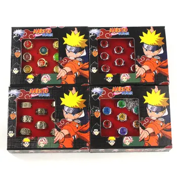 Naruto Shippuden Duomenys Akatsuki Cosplay Žiedai Itachi Skausmas Zetsu Orochimaru Modelis Pakabukas Žaislas Gimtadienio Dovana