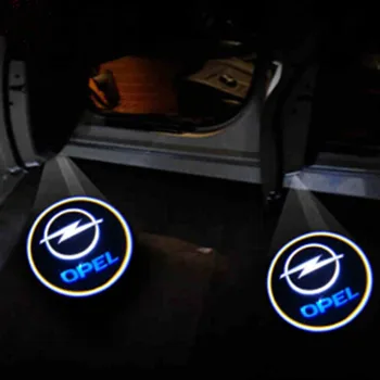 2vnt LED Automobilio Logotipas Durų Sveiki atvykę Šviesos Projektorius Lazerio lempa Opel Insignia 2009 2010 2011-2018 opel logotipas žibintai opel logotipas led