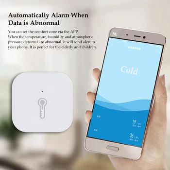 Aqara Smart Temperatūros ir Drėgmės Jutiklis ZigBee Wifi Bevielio ryšio Dirbti Su Mijia Mi Home APP Kontrolės Homekit