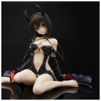 Japonija, Anime Love Ru Yui Kotegawa Tamsos Ver 1/6 Masto Modelis Apdaila Seksuali Mergina Sėdi Ver Juoda Veiksmų Skaičius, Lėlės 16cm