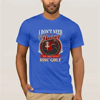 Nauja Vasaros vyriški Laisvalaikio Print T-Shirt man Nereikia Tiesiog Reikia Žaisti Disc Golf Vasaros Mados Gatvė trumpomis Rankovėmis T-Shirt